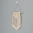 thumbnail image 1 of unbranded Tapiz Bohemio Tejido Macramé Color Marfil Para De Habitación, 1 of 7