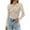 Khaki, variant on GJSYRH Women's Winter Fashion Long Sleeve Round Neck Ribbed Knit Slim Fit Casual Pullover Sweater Top for Everyday Wear