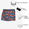thumbnail image 5 of Rateoe Abstract Vintage Fox and Plants Mens Boxer Briefs Poly Spandex Performance Boxer Briefs Underwear Hem Boxer Briefs - Small, 5 of 8