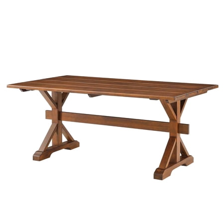 71 Inch Dining Table Walnut Wood Kitchen Cafe Bistro Hospitality Restaurant Modern Contemporary HB35849