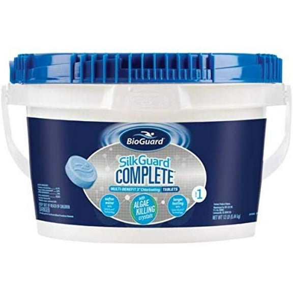 BioGuard SilkGuard Complete Chlorine Pool Chemicals, 12 lbs