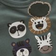 thumbnail image 3 of Minymo Long-Sleeve Bodysuit - Dark Forest (Newborn), 3 of 3