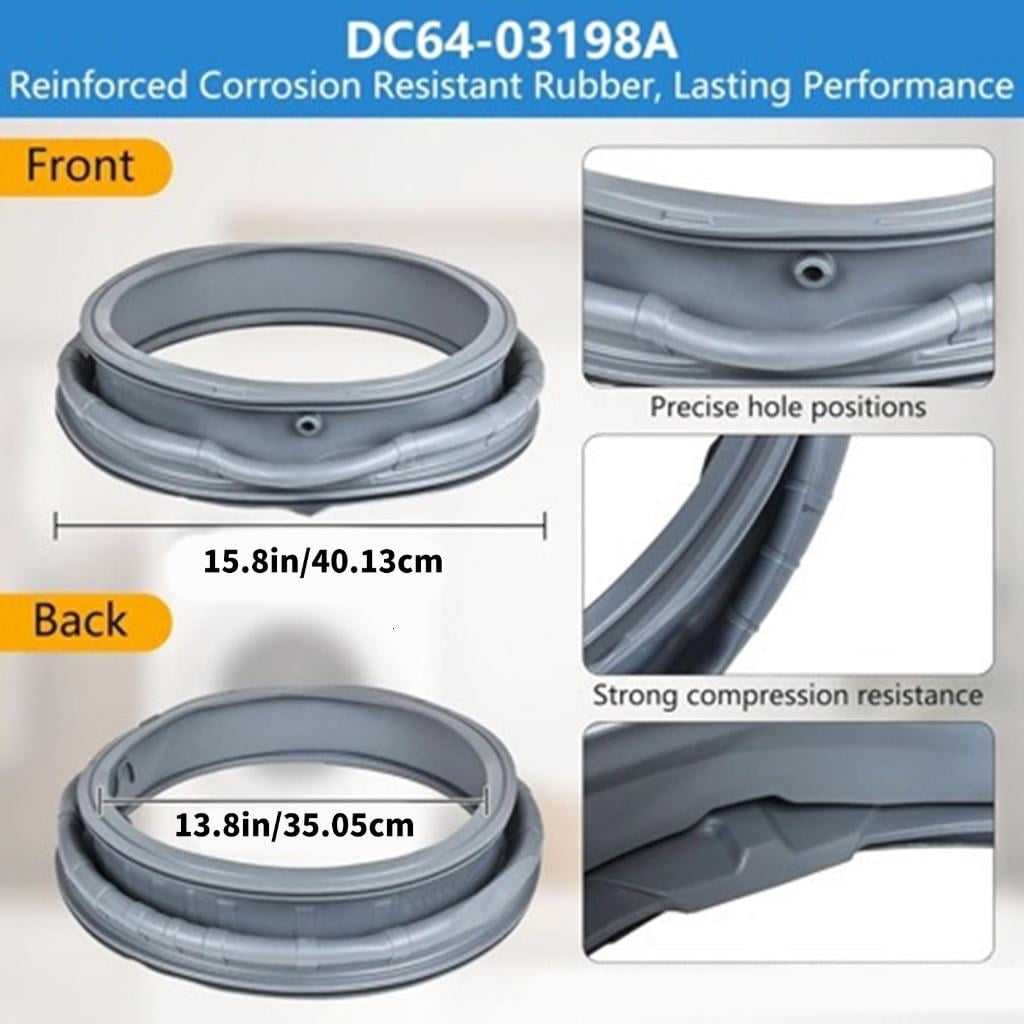 Quick Install Rubber Washing Machine Door Seal Replacement Environmental Friendly Soft handling Frequent Use