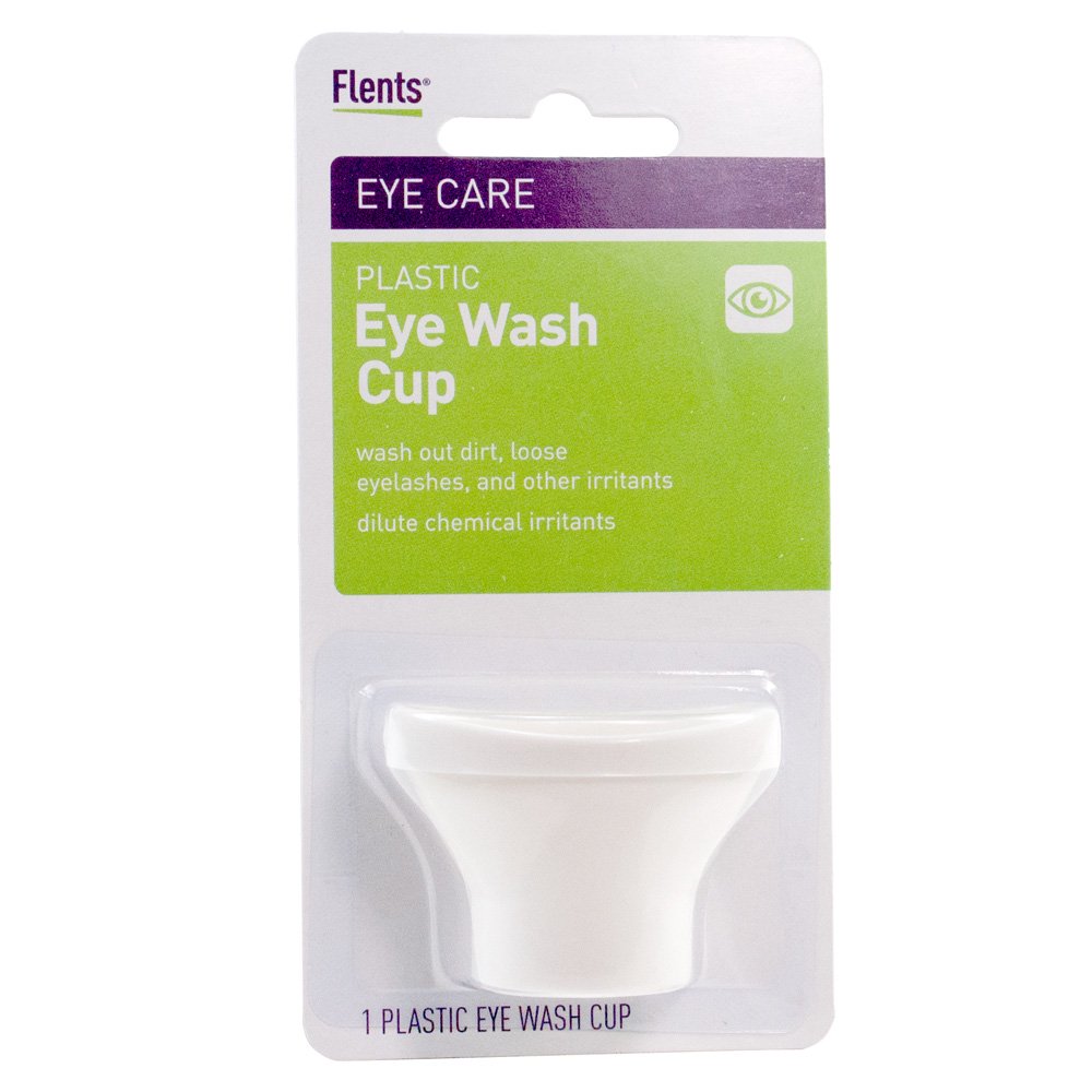 Flents Plastic Eye Wash Cup (Single Unit White)