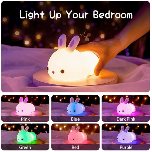 Lapin) Lumière LED USB Veilleuse Portable Plug And Play Pour