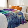 thumbnail image 4 of Flannel Fleece Throw Blanket Bed Blanket, Lightweight Cozy Plush Blanket for Sofa Couch, Polar Bear 30"X40", 4 of 8