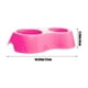 thumbnail image 2 of Comedero doble antideslizante para mascotas, pequeño y ovalado, con diseño elevado para perros y gatos pequeños. Platos elevados fáciles de limpiar para una alimentación sin complicaciones., 2 of 7