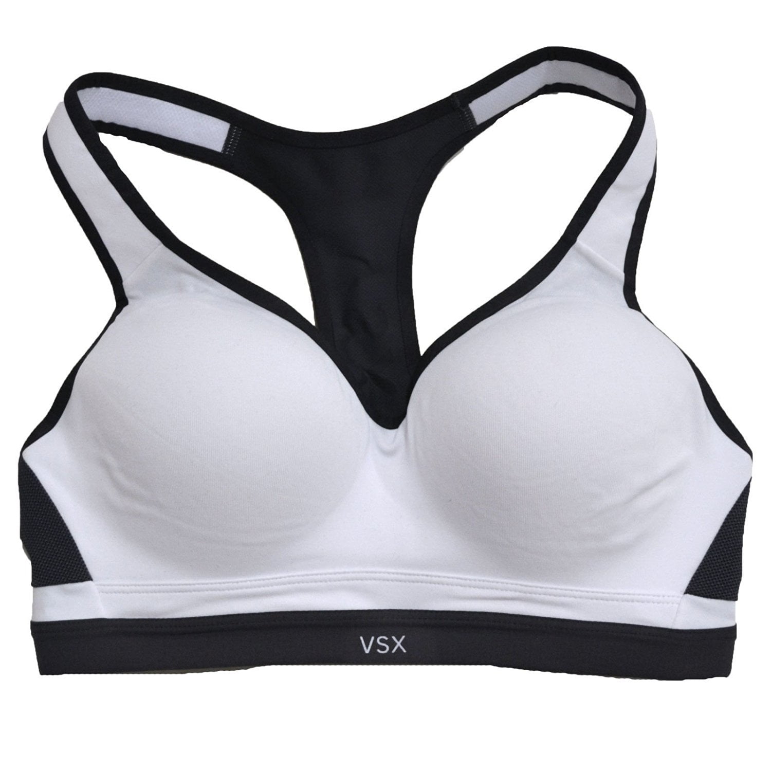 VSX Sport Victoria Secret Gray/Black/White Sports bra size S/P EUC 