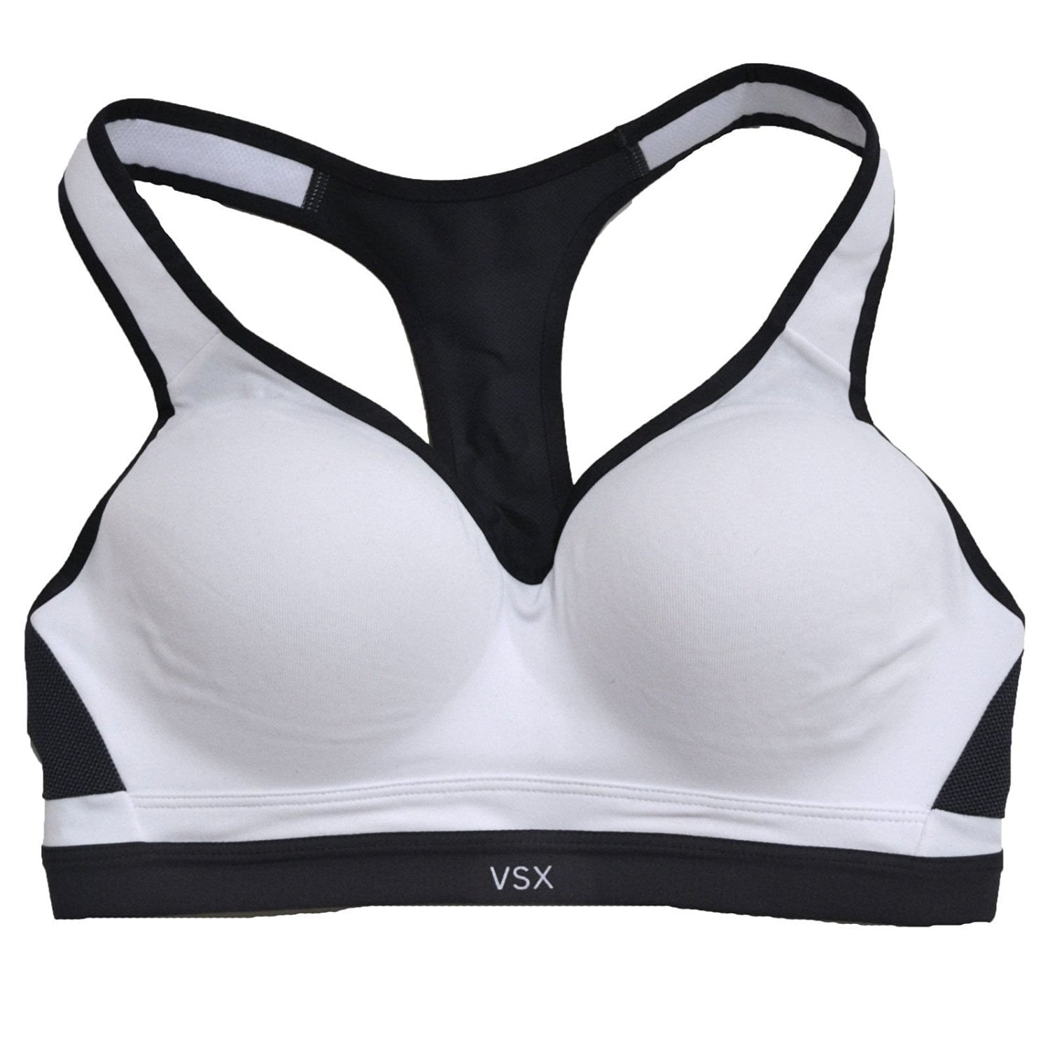 VICTORIA'S SECRET Knockout Tight & Sport Bra, Black/Silver Foil, LIMITED  EDITION 