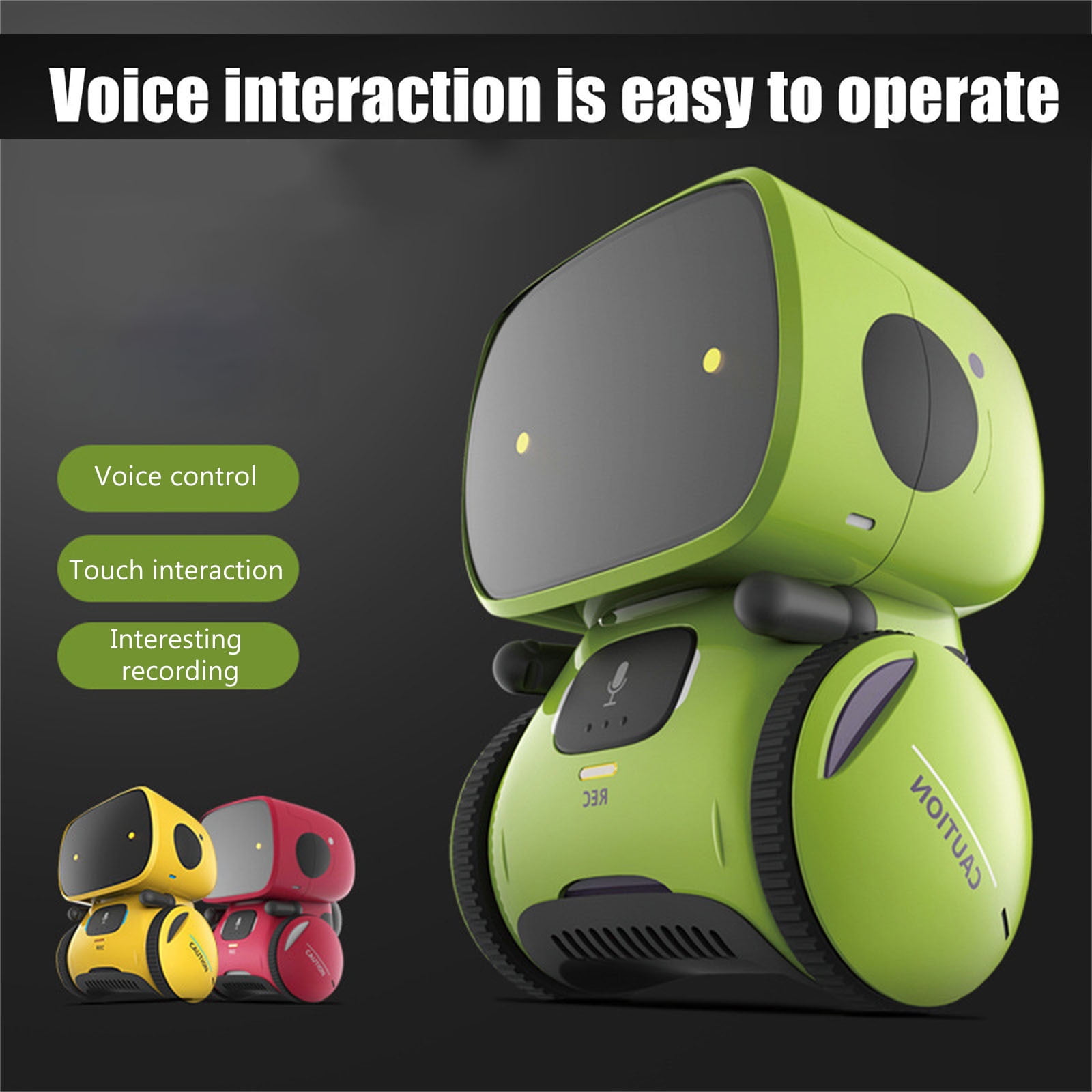 Interactive Robot Cute Toys Smart Robotic Comm-and Tou-ch Control Robot