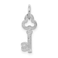 thumbnail image 4 of 14k White Gold Dainty Letter S Initial Name Monogram Necklace Charm Pendant, 4 of 8