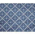 thumbnail image 4 of oneOone Polyester Lycra Navy Blue Fabric Diamond Geometric Craft Projects Decor Fabric Printed By The Yard 56 Inch Wide, 4 of 4