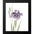 thumbnail image 2 of Paschke, Chris 15x18 Black Modern Framed Museum Art Print Titled - Japanese Iris III Purple Crop, 2 of 5