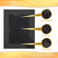 thumbnail image 3 of Langdon House 5x7 Barnwood Black Real Wood Picture Frames with Gold Accents, 6 Pack, Lumina Collection (US Company), 3 of 6