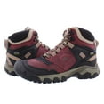 thumbnail image 2 of Keen Ridge Flex Mid Waterproof Womens Shoes Size 6.5, Color: Burgundy/Black, 2 of 4