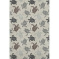 thumbnail image 2 of Addison Rugs Mayfield Washable Coastal Turtles Sand Rectangle Rug, 10' x 14', 2 of 6