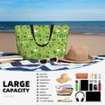 thumbnail image 5 of Honeii St. Patrick's day1 for Tote Bag with Adjustable Strap,Beach Bag, Waterproof Sandproof Beach Tote Bag, Large Capacity Foldable Beach Bags, 5 of 7