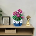 thumbnail image 3 of Exquisite Peony Building Block Set, Beautiful Orchid Design, Gift For Boys And Girls, 3 of 5