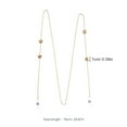 thumbnail image 2 of Raindrops 2pcs Girls Spectacle Chain Metal Glass Chain Glass Lanyard Spectacle String, 2 of 8