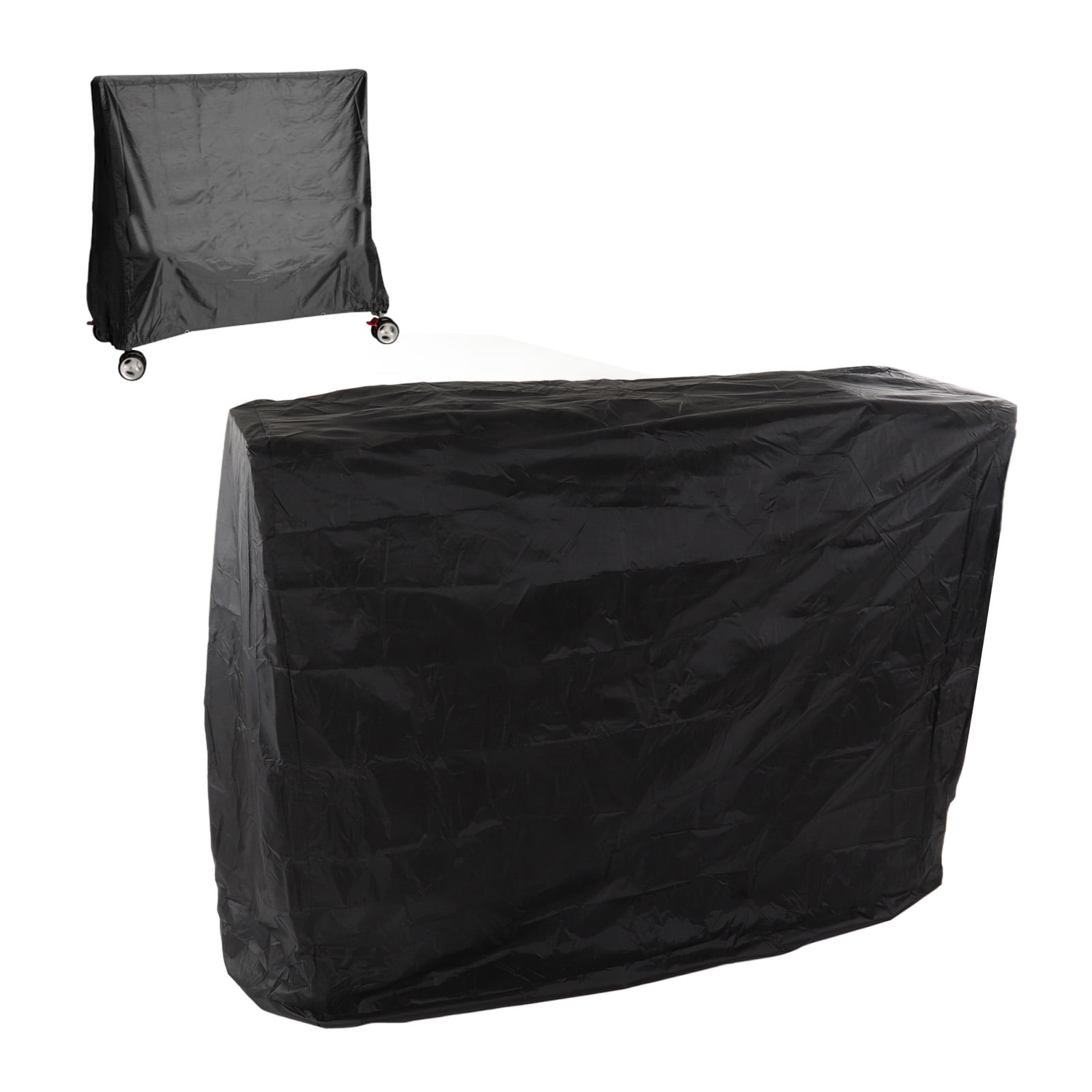 Housse De Protection Pour Table De Ping-pong - Taille 155x75x144 Cm - Taffetas Polyester Argenté - Imperméable - 3