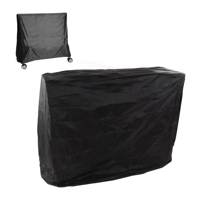 Fondo para mesa de ping pong, Tafetán de Poliéster Recubrio de Plata 190, Funda para Tenis de Mesa para Exteriores, Ligera y Portátil, Fondos Antipolvo para mesa de Ping pong