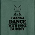thumbnail image 3 of Instant Message - I Wanna Dance With Some Bunny - Women's Lightweight French Terry Long Sleeve Shirt, 3 of 6