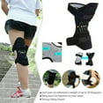 thumbnail image 3 of 1Pair Knee Brace Knee Booster with Springs Powerful Rebound Spring Force Joint Support Power Lift Knee Pads for Hiking Climbing, 3 of 10