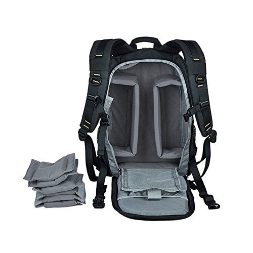 YAAGLE Oxford Large Waterproof Anti-shock DSLR Gadget Camera Bag Professional Photography Travel Backpack with Inner Padding and Extra Rain Cover for Canon Nikon Sony Olympus Black Orange Grey YAAGLE Oxford Large Waterproof Anti-shock DSLR Gadget Camera Bag Professional Photography Travel Backpack with Inner Padding and Extra Rain Cover for Canon Nikon Sony Olympus Black Orange Grey