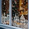 thumbnail image 3 of 2026 Christmas Village Stickers, White House Christmas Window Clings, DIY Double Sided White House Snowy Village Stickers for Glass Windows Holiday Winter Window Decorations, 3 of 8