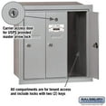 thumbnail image 2 of Salsbury Industries Vertical Mailbox,3 Doors,Alum 3503ARU, 2 of 3
