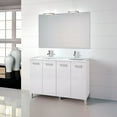 thumbnail image 3 of Ws Bath Collections Logic 120 Logic Vanities 48" Double Vanity Cabinet Only - White, 3 of 7