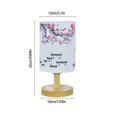 thumbnail image 4 of 1pack-Small Table Lamp For Bedroom - Bedside Lamp For Bedside Table, Simple Solid Wood Bedside Table Lamp With Square Fabric Lampshade, Table Lamp For Children's Room, Living Room And Office, 4 of 4