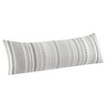 thumbnail image 2 of Sweet Jojo Designs Boho Tribal Jacquard Ivory Black White Body Pillow Cover Case 54x20 (Pillow Not Included), 2 of 6