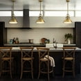 thumbnail image 6 of 1-Light 13" Modern Industrial Antique Brass Single Dome Pendant Light For Kitchen Island, 6 of 8