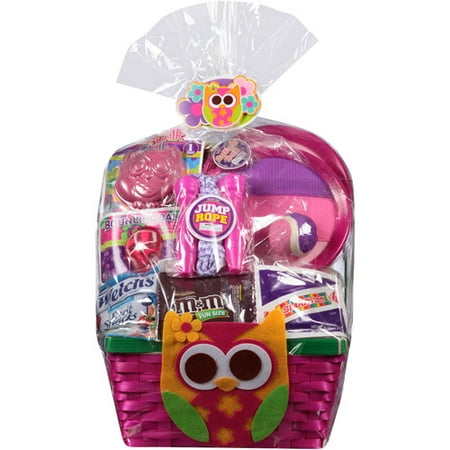 Owl Easter Basket with Toys and Assorted Candies