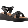 thumbnail image 2 of Sandalia Mujer Aria By Eh! Plataforma Ajustable negro 23, 2 of 4