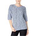 thumbnail image 1 of Tommy Hilfiger suéter de punto para mujer, azul, grande Tommy Hilfiger  Pull-over, 1 of 2