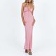 thumbnail image 3 of Vestido maxi ajustado para mujer Vestido ajustado con hombros descubiertos Vestidos largos de fiesta de noche FLhrweasw Nuevo, 3 of 8