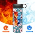 thumbnail image 6 of Salouo Funny Pig Faces Pattern 18 oz Water Bottle With Straw,Stainless Steel Sports Water Cup Flask Wide Mouth Travel Thermal Mug for Home Office Car, 6 of 8
