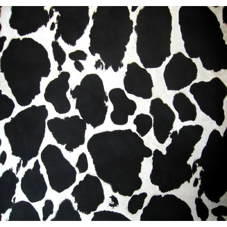 SheetWorld Fitted Sheet (Fits BabyBjorn Travel Crib Light) - Black Cow