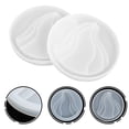 thumbnail image 3 of Shisuyan 2PCS Resin Silicone Mould Coaster Mold White Silicone for DIY Projects, 3 of 8