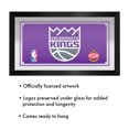 thumbnail image 4 of Sacramento Kings Logo Ready-To-Hang Black Framed Wall Mirror, 4 of 4