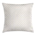 thumbnail image 1 of Modern Throw Pillow Cushion Cover, Diamond Like Small Stars Pattern for Home Office Contemporary Artprint, Decorative Square Accent Pillow Case, 16 X 16 Inches, Apricot Yellow and White, by Ambesonne, 1 of 2