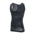 thumbnail image 6 of ZVNAΖH Mens Compression Shirt - Slimming Body Shaper Sleeveless Workout Tank Top Undershirts Tummy Control Vest, 6 of 7