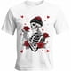 thumbnail image 1 of Camisetas casuales de manga corta con calaveras para hombre, camisetas gráficas para el Día de San Valentín, 1 of 8