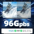 thumbnail image 4 of 16K 96Gbps Ultra High Speed HDMI-compatible Cable 8K@240Hz, 4K@480Hz for PC Laptop, HDTV, Gaming Monitor, Projector, 4 of 6