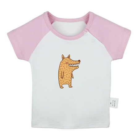 

I am a Carnivore Funny T shirt For Baby Newborn Babies Animal Wolf T-shirts Infant Tops 0-24M Kids Graphic Tees Clothing (Short Pink Raglan T-shirt 0-6 Months)