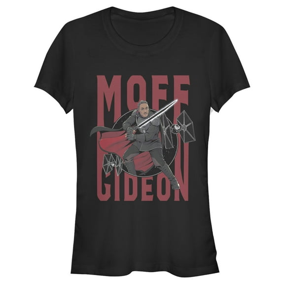 Junior's Star Wars: The Mandalorian Gideon Retrieve The Asset Graphic Tee Black Small