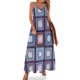 thumbnail image 1 of Fondo de punto cuadrado de abuelita Vestido sin mangas Vestidos de novia para mujer Vestidos de verano para mujer Vestido largo para mujer, 1 of 7