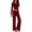 Red, variant on Workout Sets for Women Matching Workout Sets for Women Active Sets for Women Women's Workout 2 Piece Lounge Sets Long Sleeve Tops Foldover Flare Pants Casual Outfits Tracksuit, Army Green-L